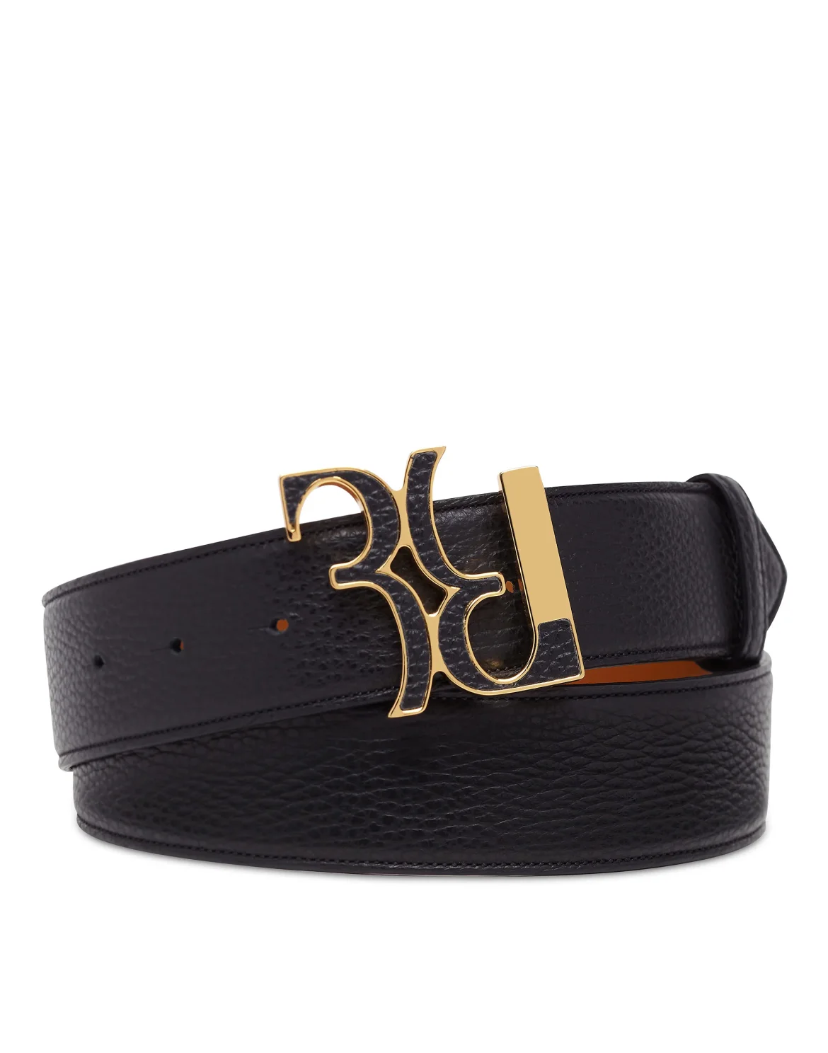 Deer Leather Belt, цвет: Черный