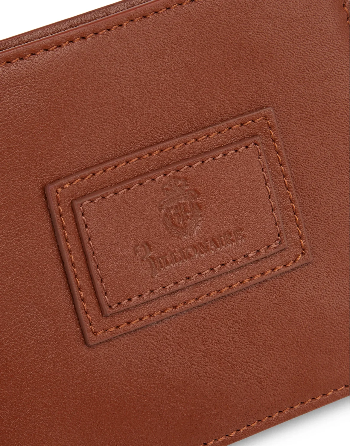Leather Credit Cards Holder, цвет: Коричневый