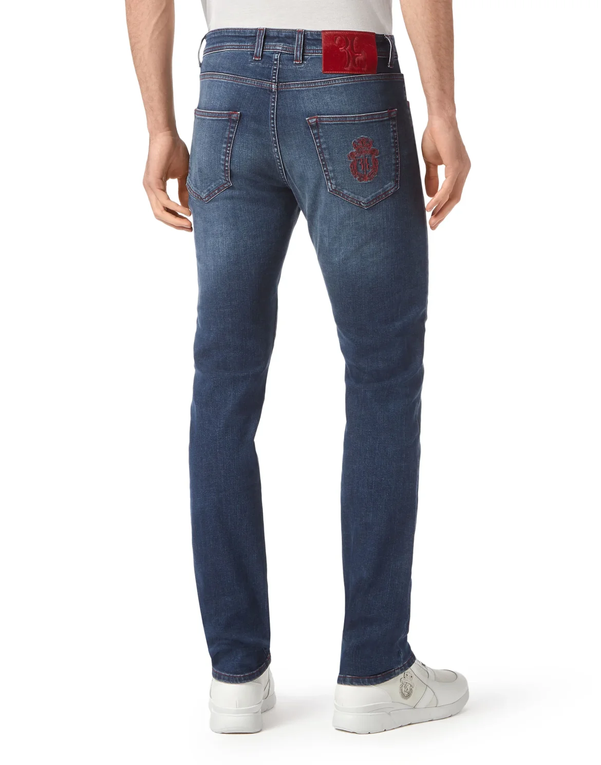 Denim Trousers Super Straight Cut, цвет: Синий