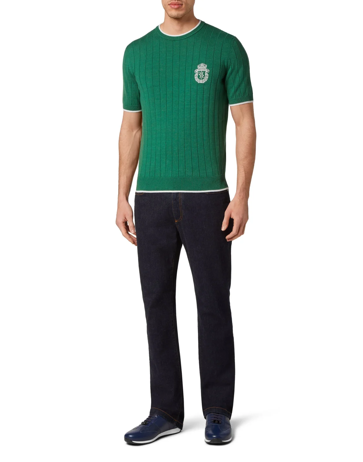 Cotton/Wool T-Shirt  SS, цвет: Зеленый