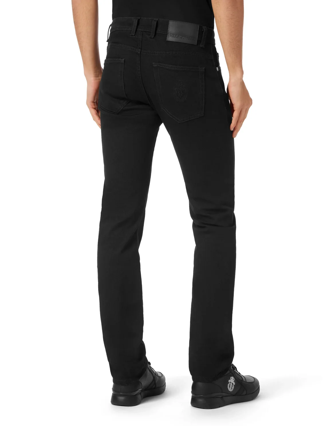 Denim Trousers Super Straight Cut, цвет: Черный