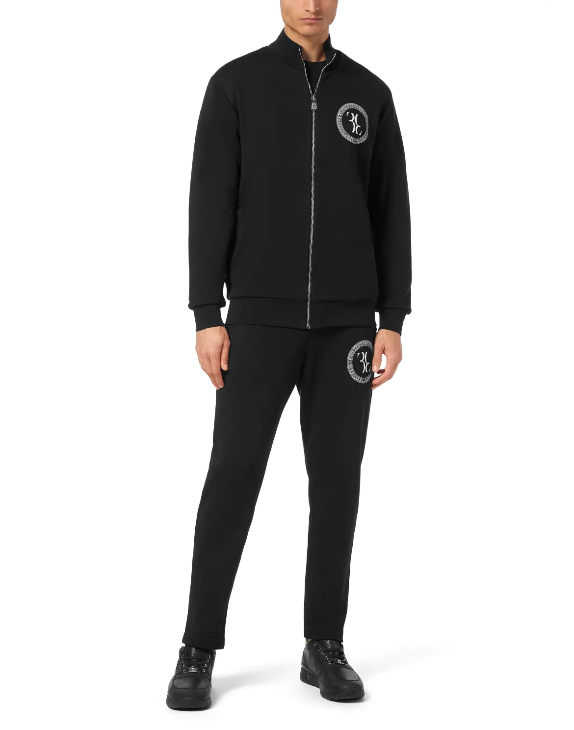 Jogging Tracksuit: Top/Trousers, цвет: Черный