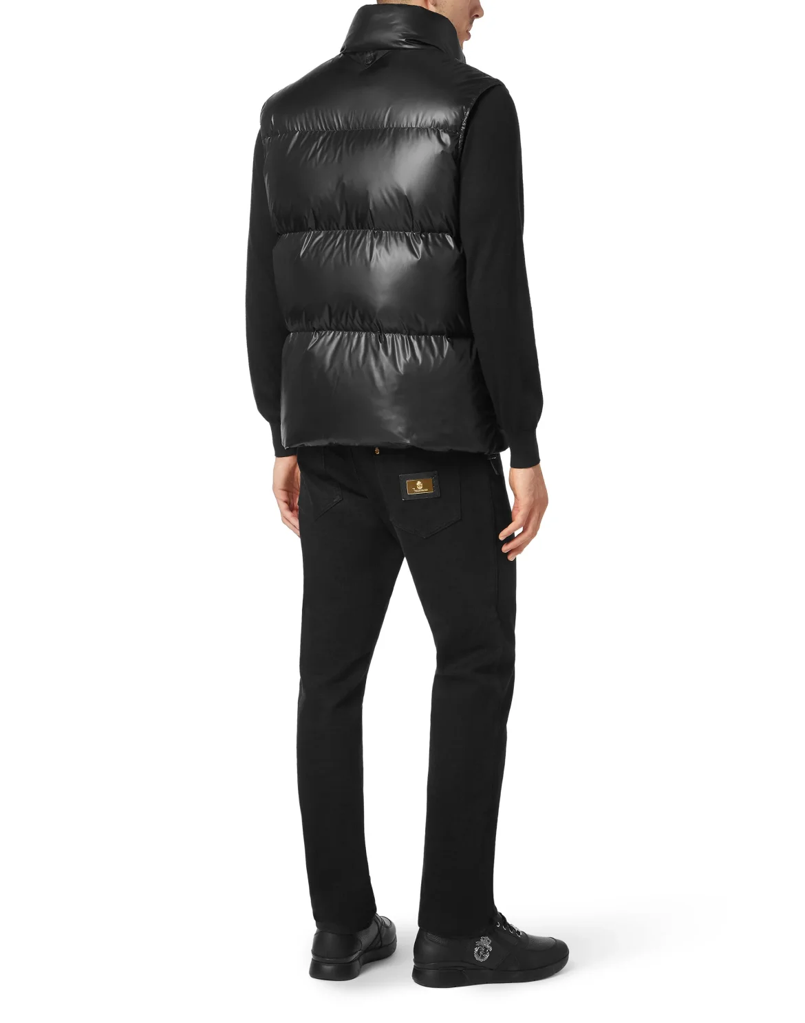 Nylon Puffer Vest, цвет: Черный