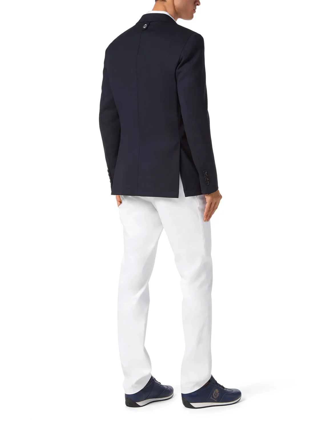 Wool Silk Linen Blazer, цвет: Синий