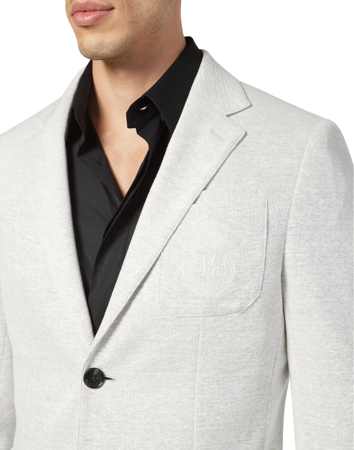 Linen Cotton Blazer, цвет: Серый