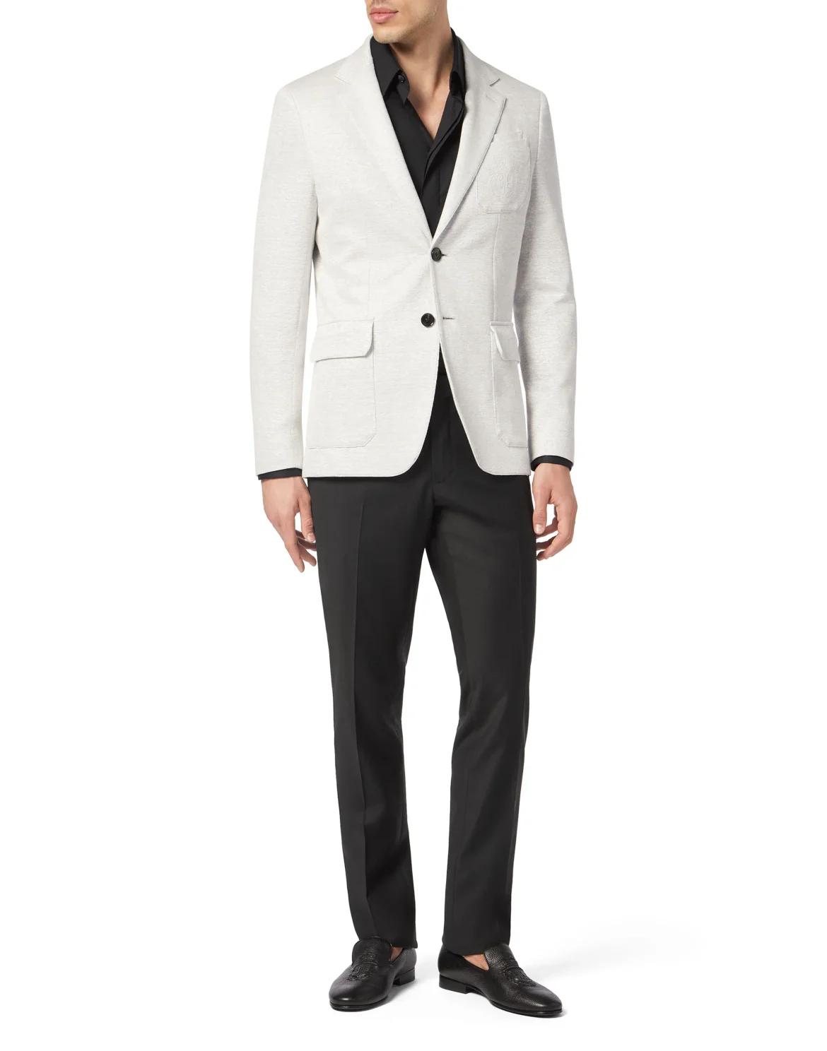 Linen Cotton Blazer, цвет: Серый