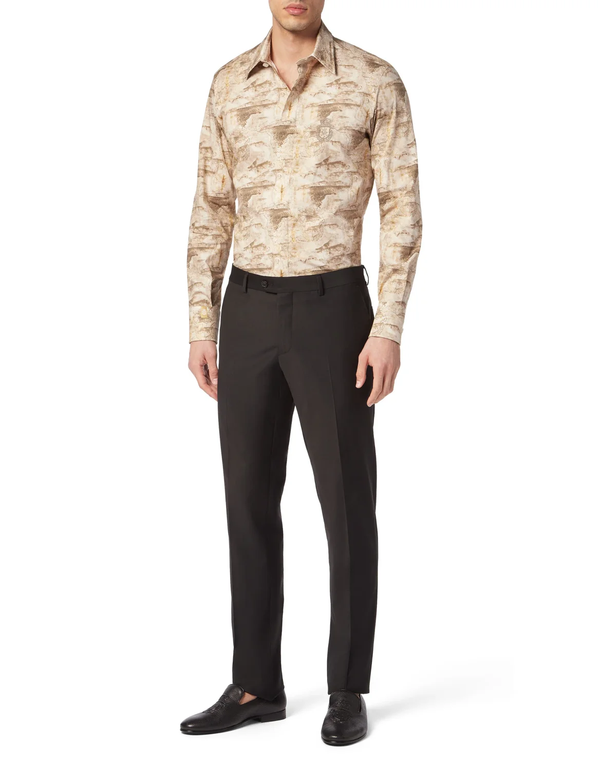 Shirt Slim Fit, цвет: Бежевый