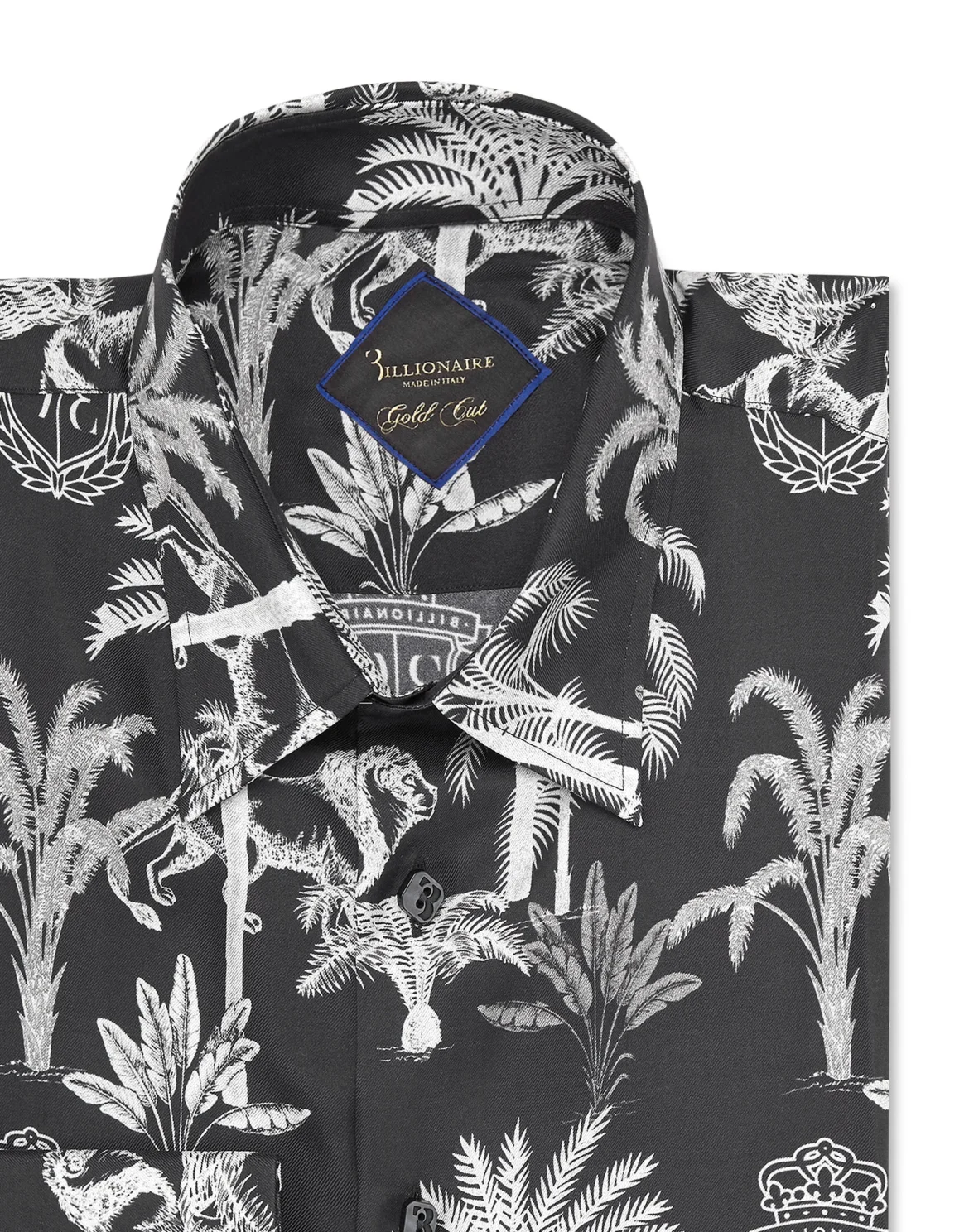 Silk Shirt Regular Fit, цвет: Черный