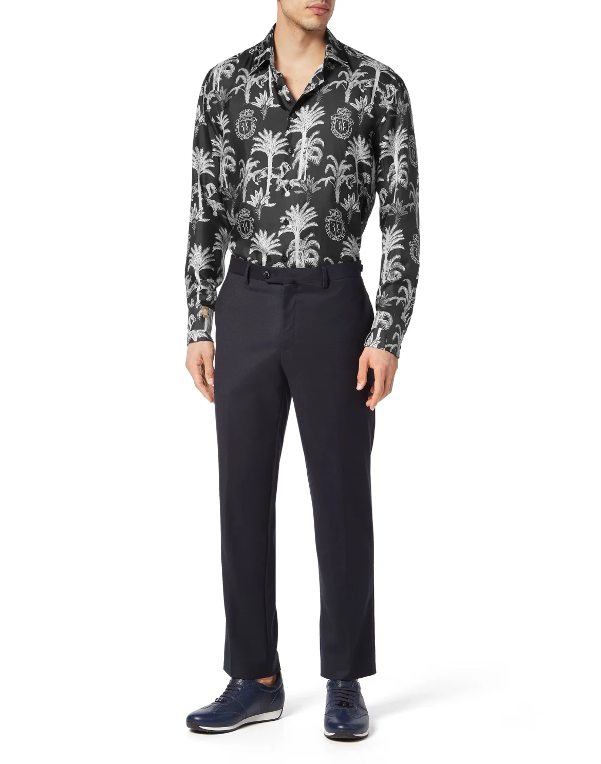 Silk Shirt Regular Fit, цвет: Черный