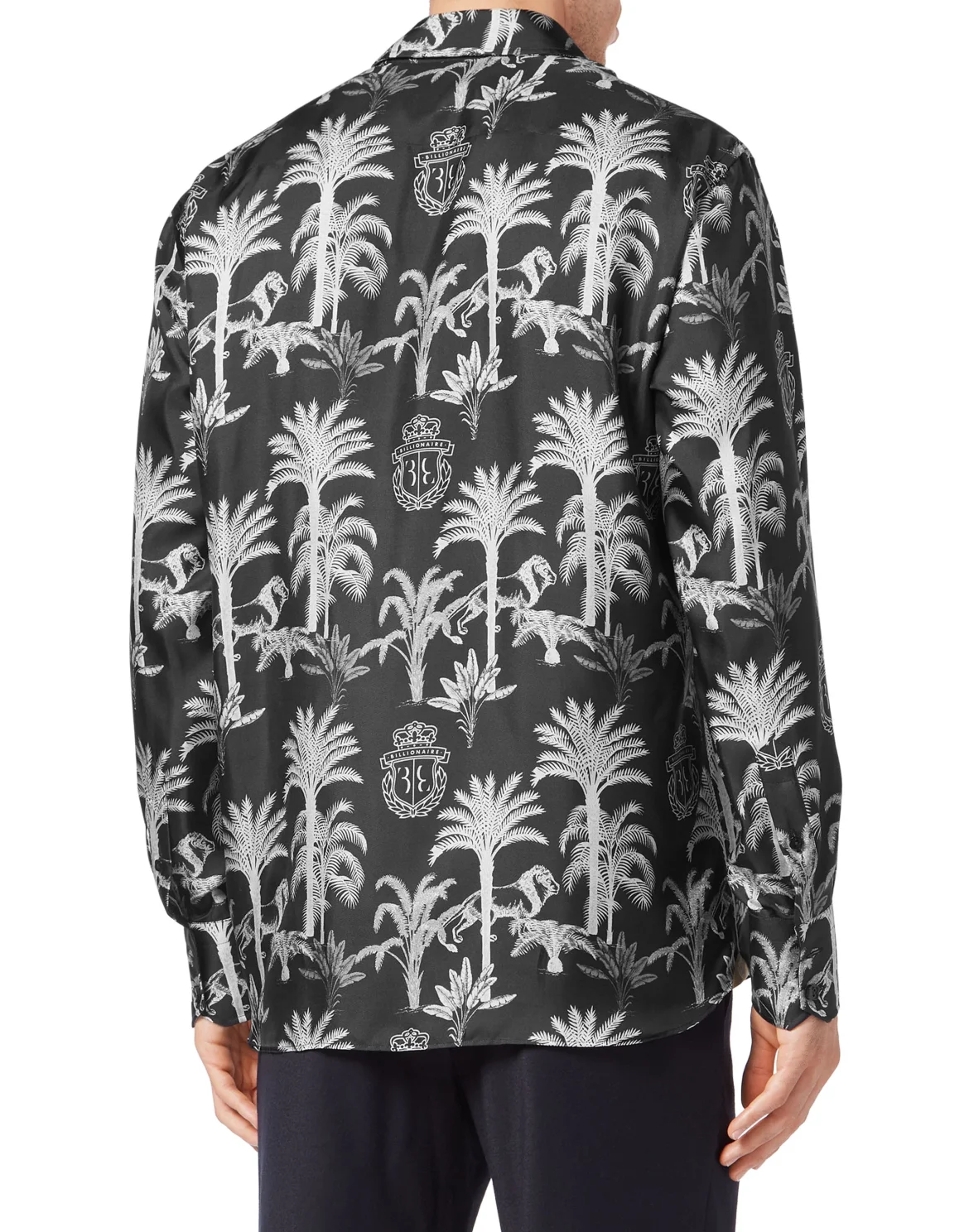 Silk Shirt Regular Fit, цвет: Черный