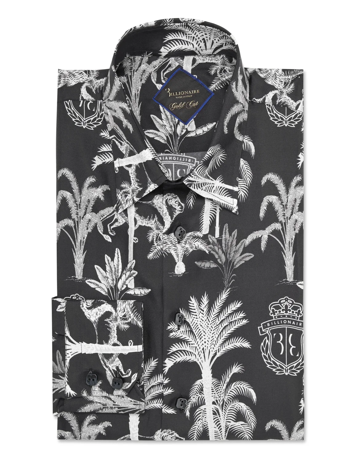 Silk Shirt Regular Fit, цвет: Черный