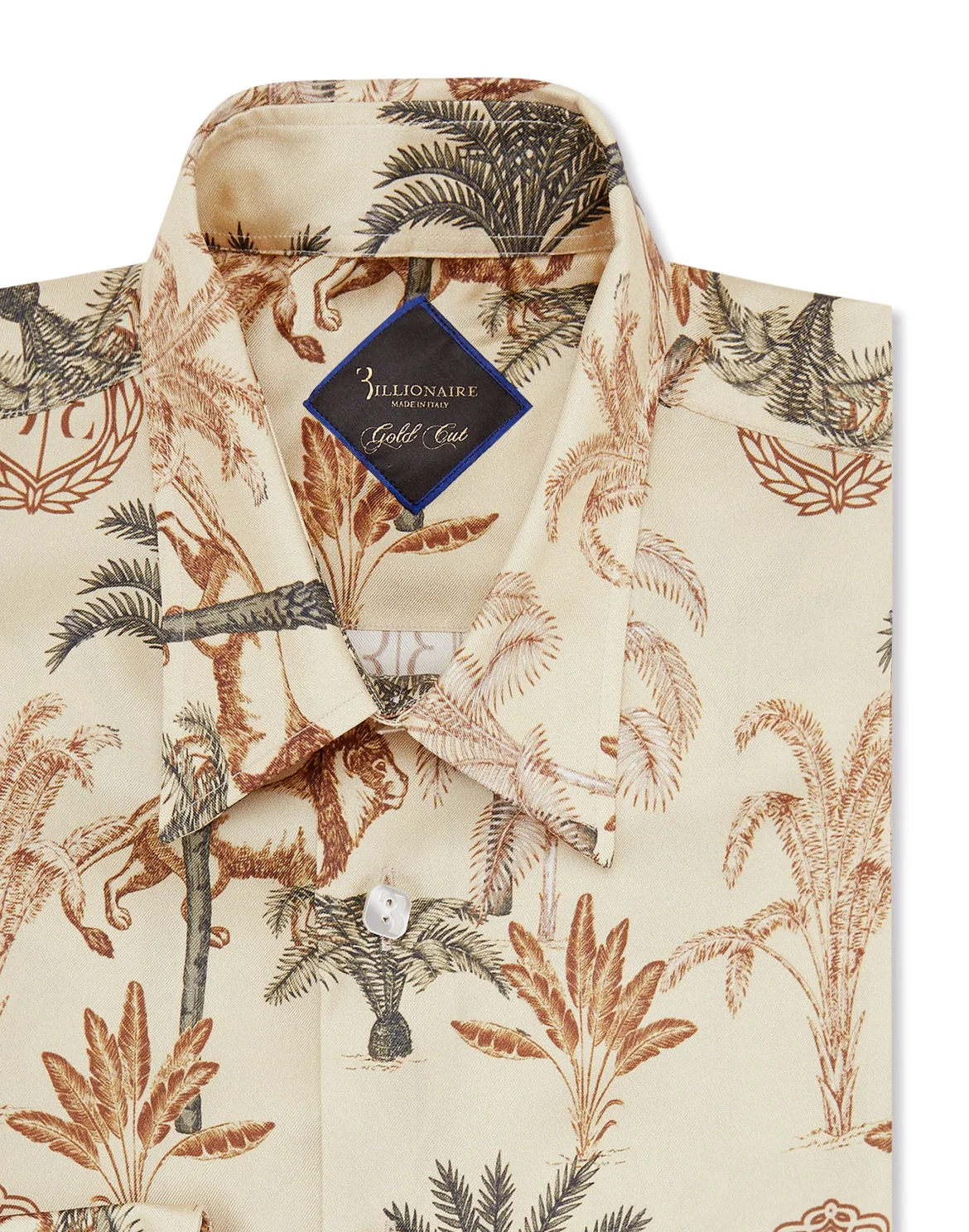 Silk Shirt Regular Fit, цвет: Бежевый