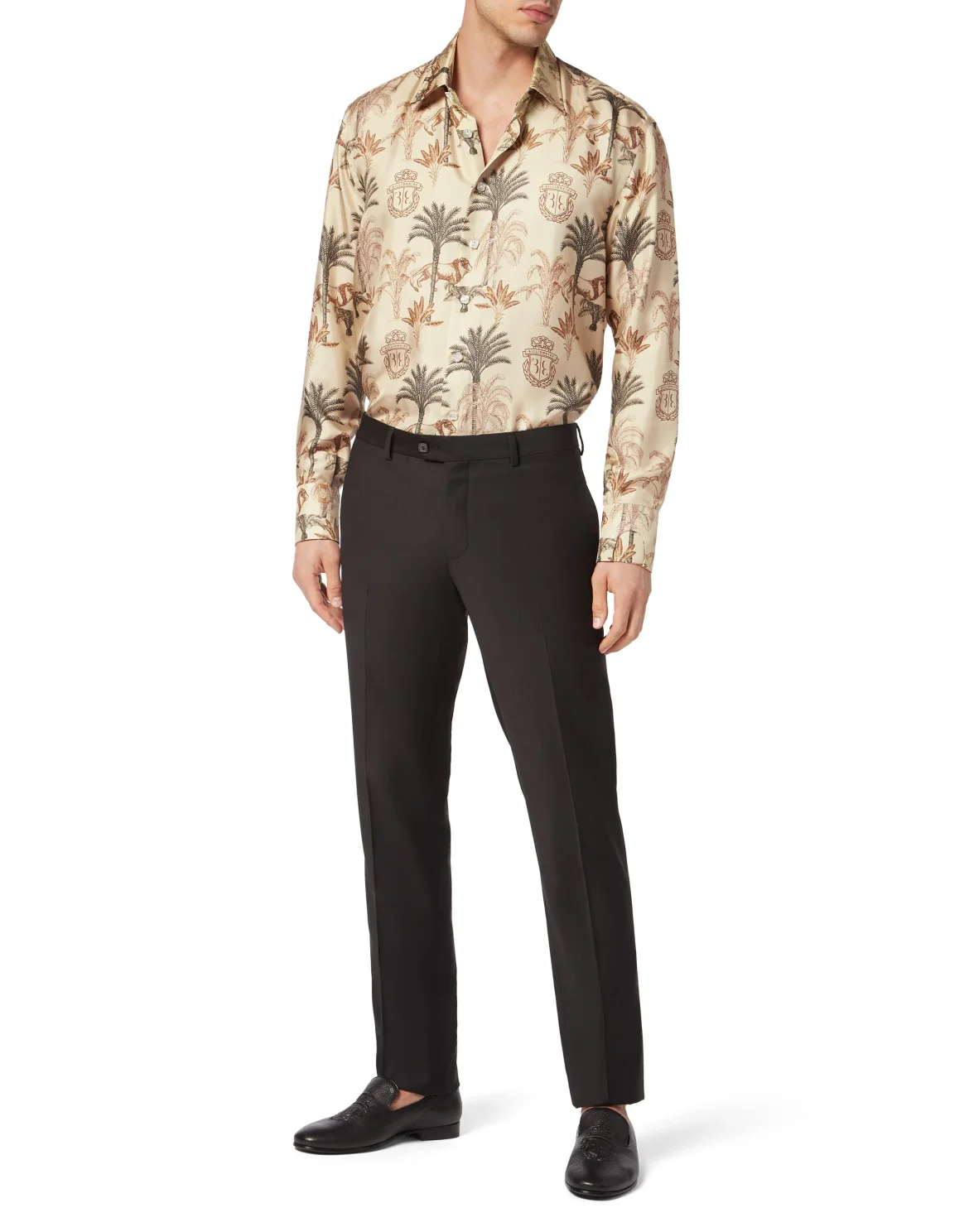Silk Shirt Regular Fit, цвет: Бежевый