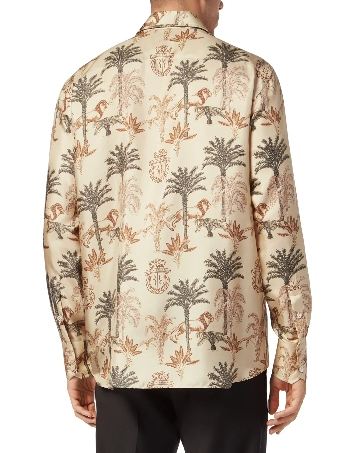 Silk Shirt Regular Fit, цвет: Бежевый