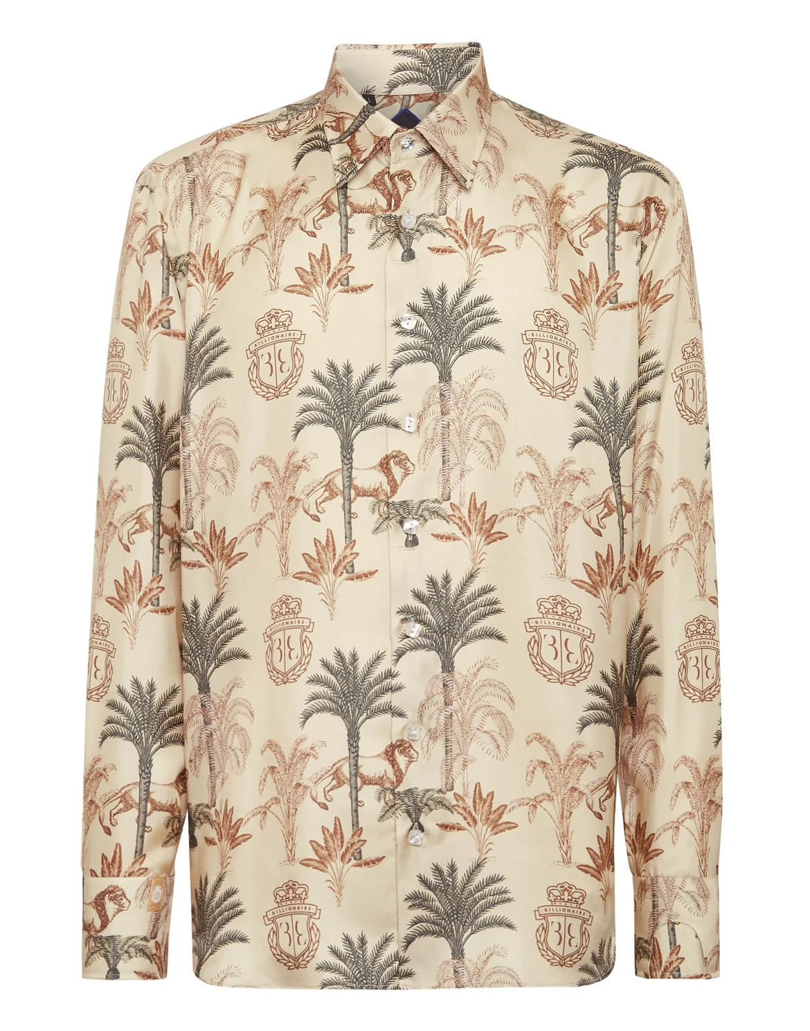 Silk Shirt Regular Fit, цвет: Бежевый