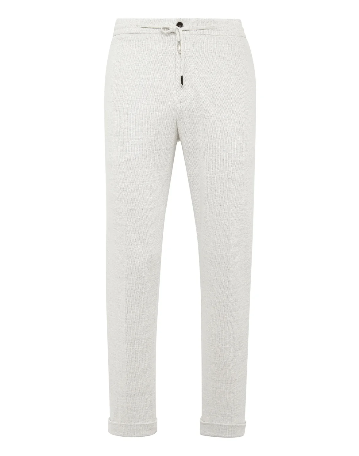 Linen Cotton Jogging Trousers, цвет: Серый