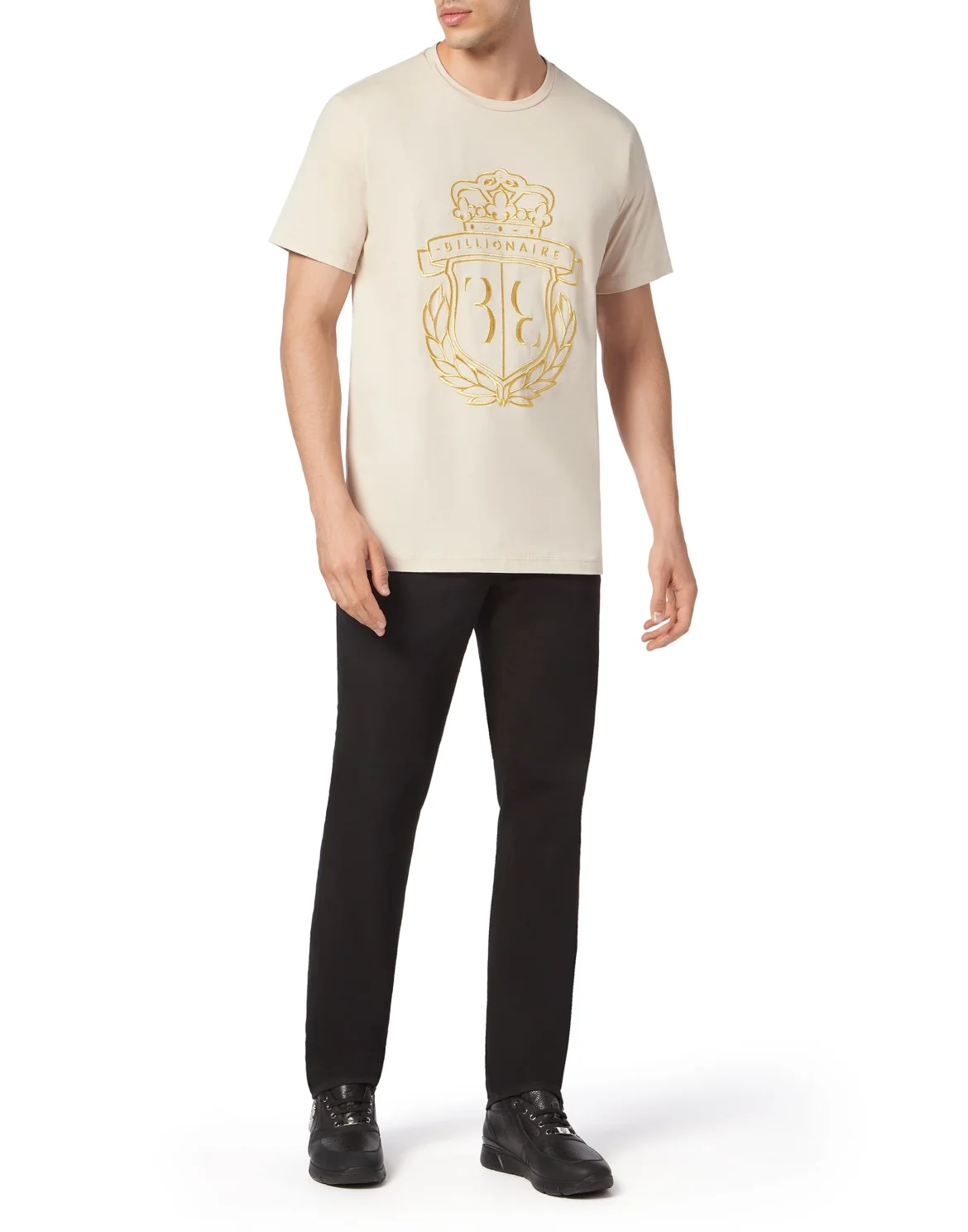 T-shirt Round Neck SS, цвет: Бежевый