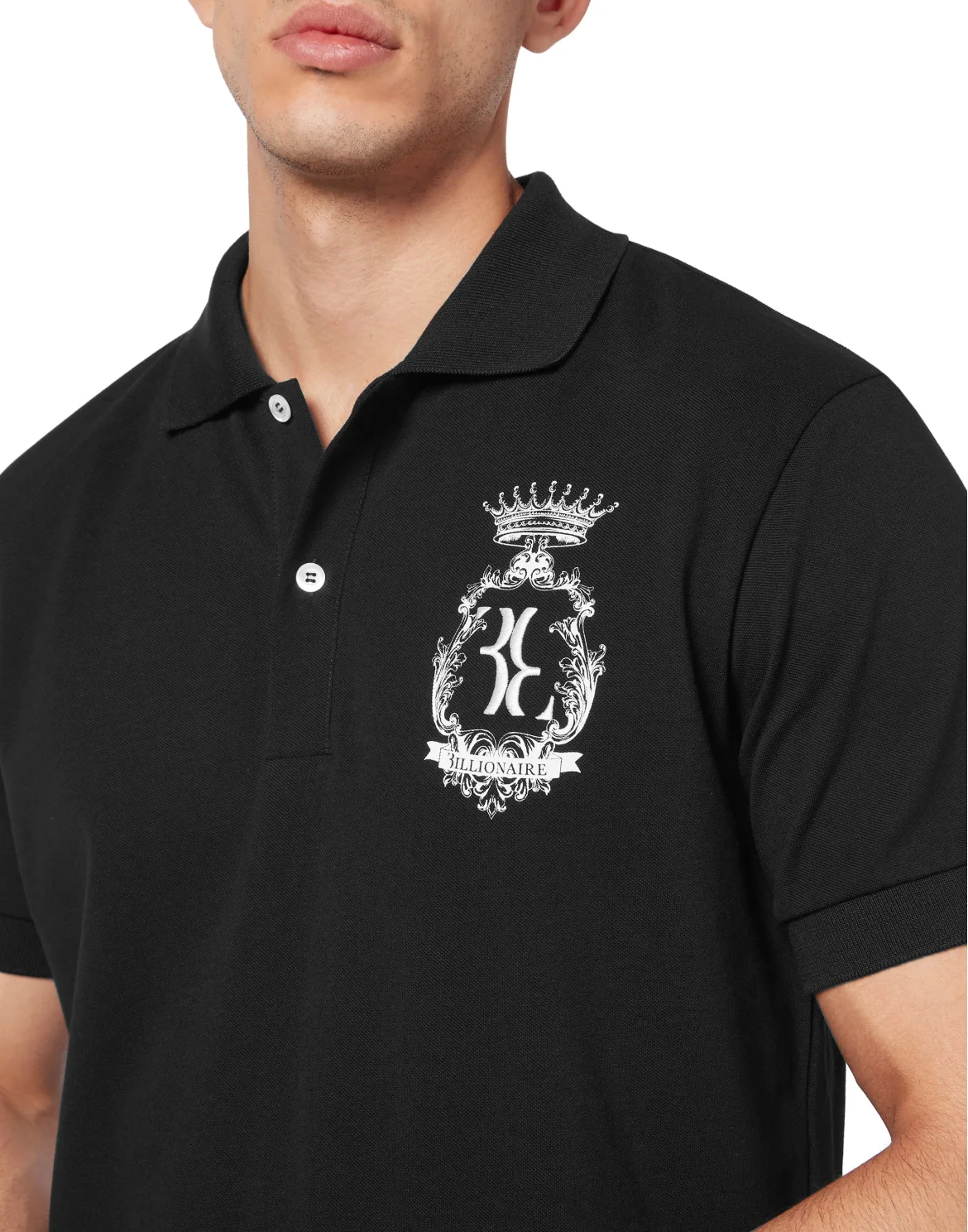 Piquet Polo shirt, цвет: Черный