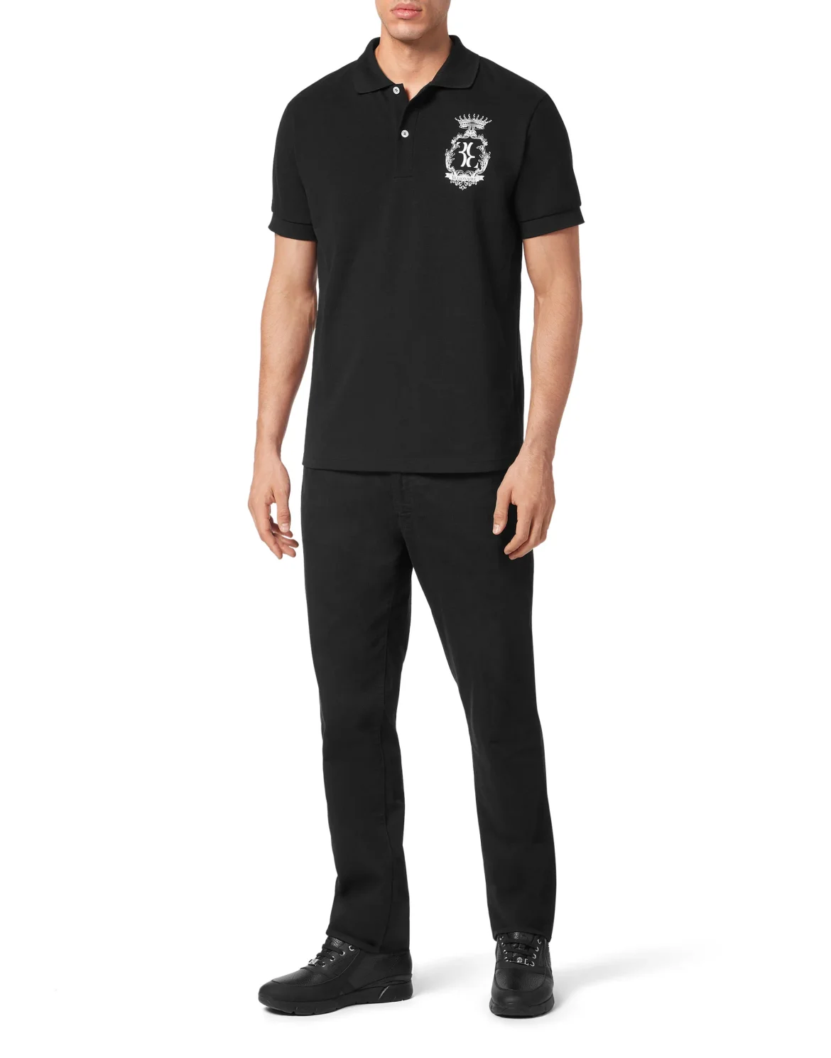 Piquet Polo shirt, цвет: Черный