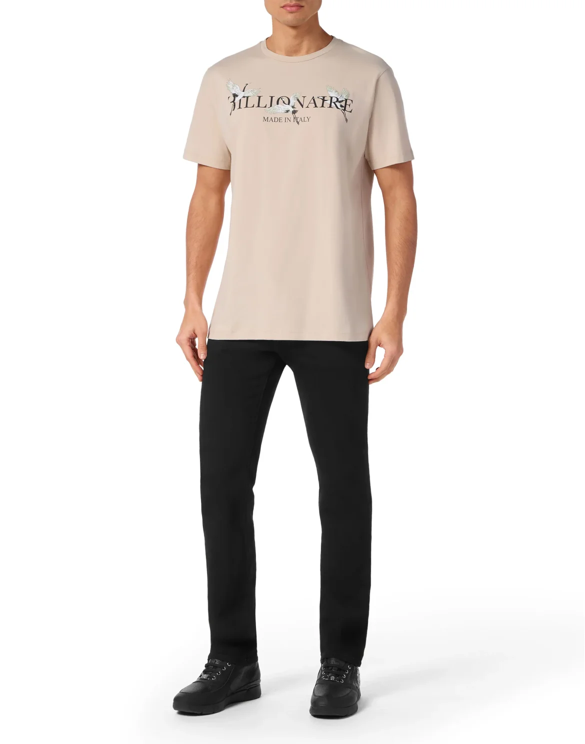 T-shirt Round neck SS, цвет: Бежевый