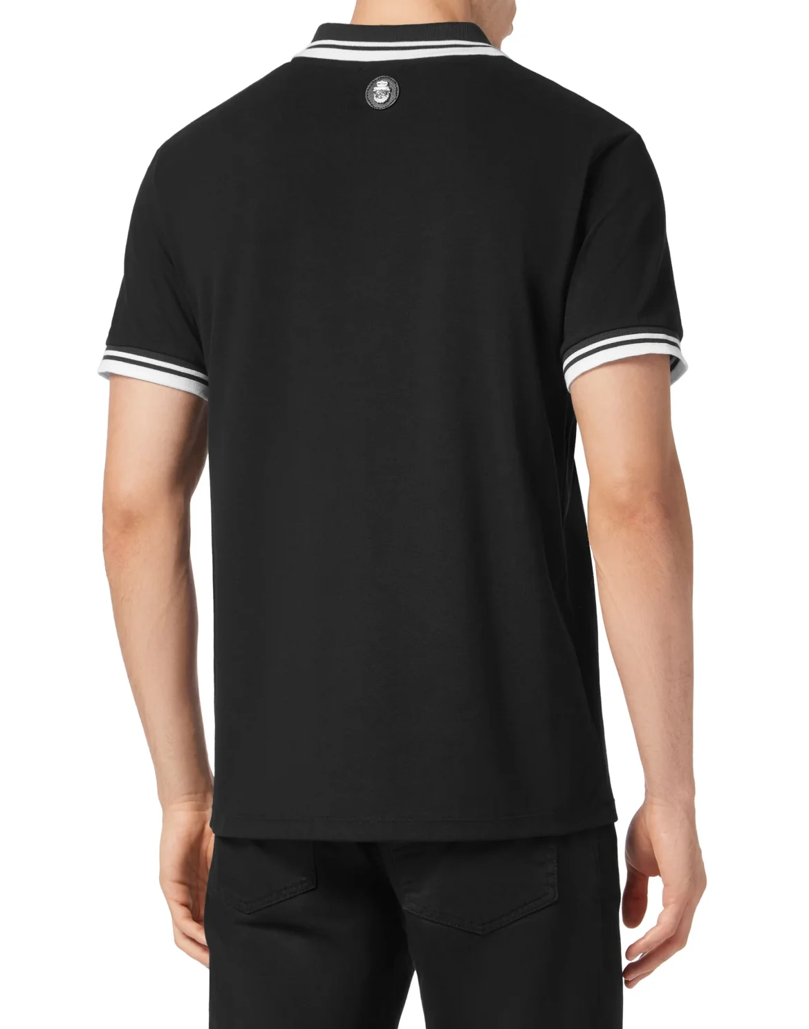 Piquet Polo shirt SS, цвет: Черный