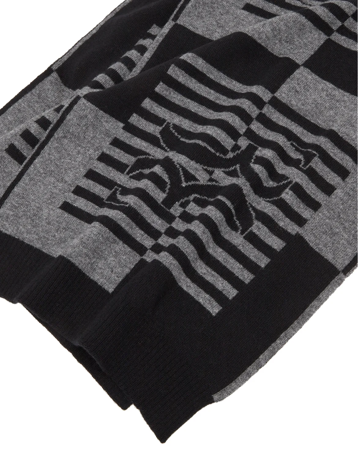 Wool Long Scarf, цвет: Черный