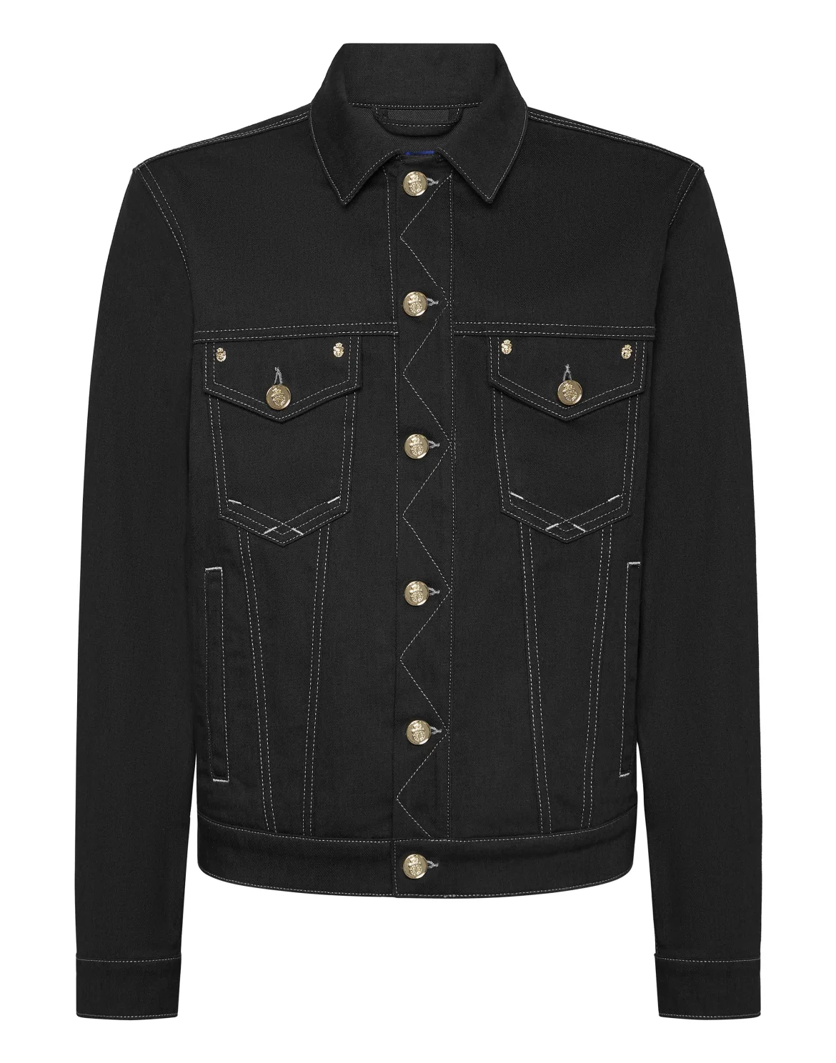 Denim Jacket LS, цвет: Черный