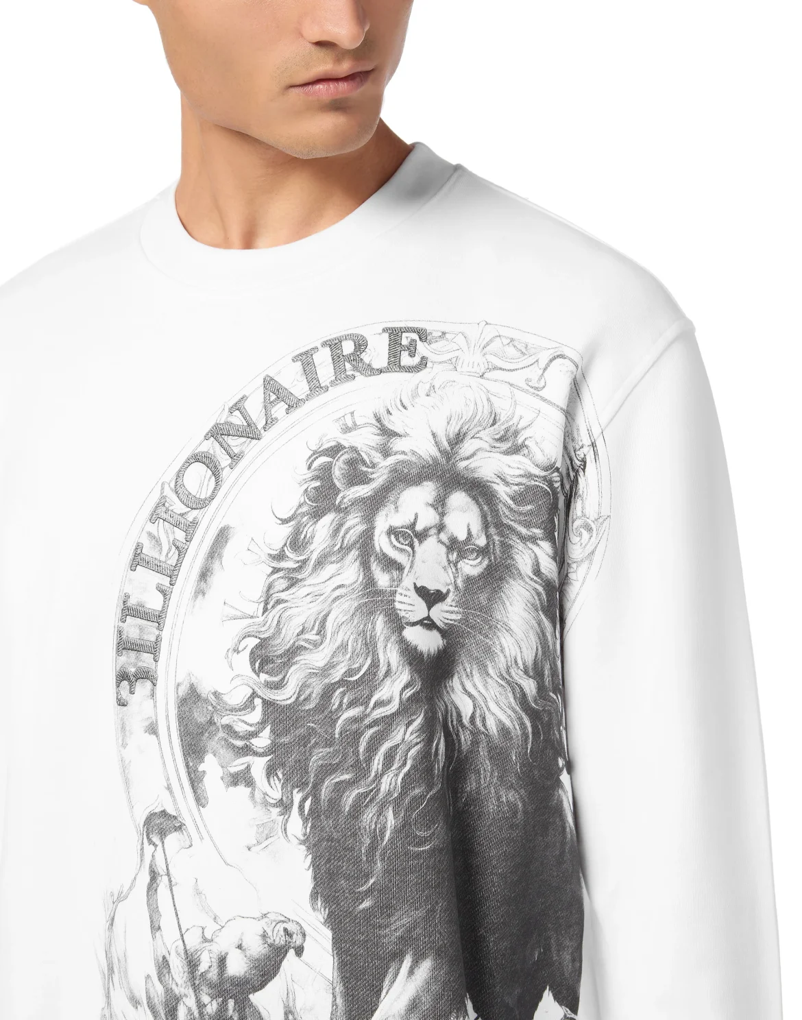 Sweatshirt Round Neck LS, цвет: Белый
