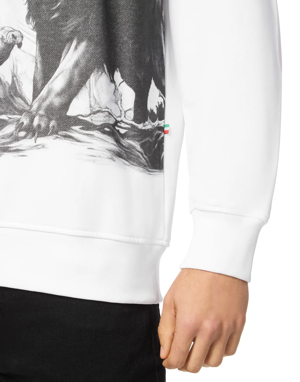 Sweatshirt Round Neck LS, цвет: Белый