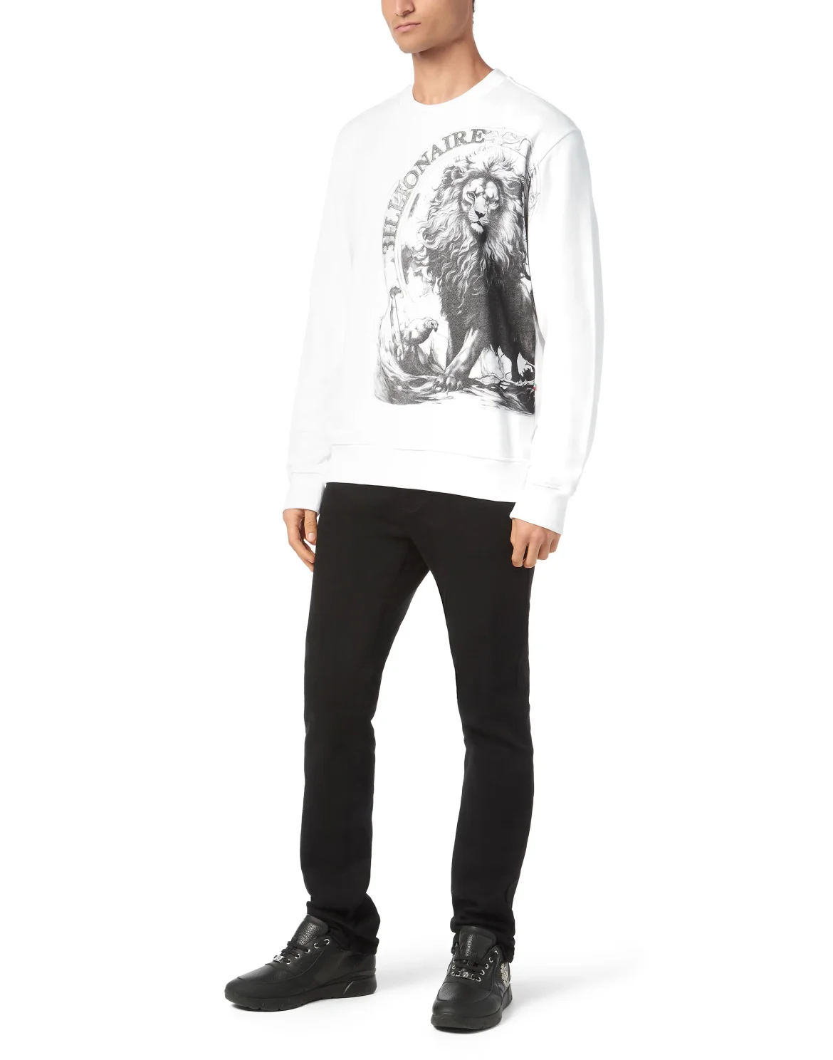 Sweatshirt Round Neck LS, цвет: Белый