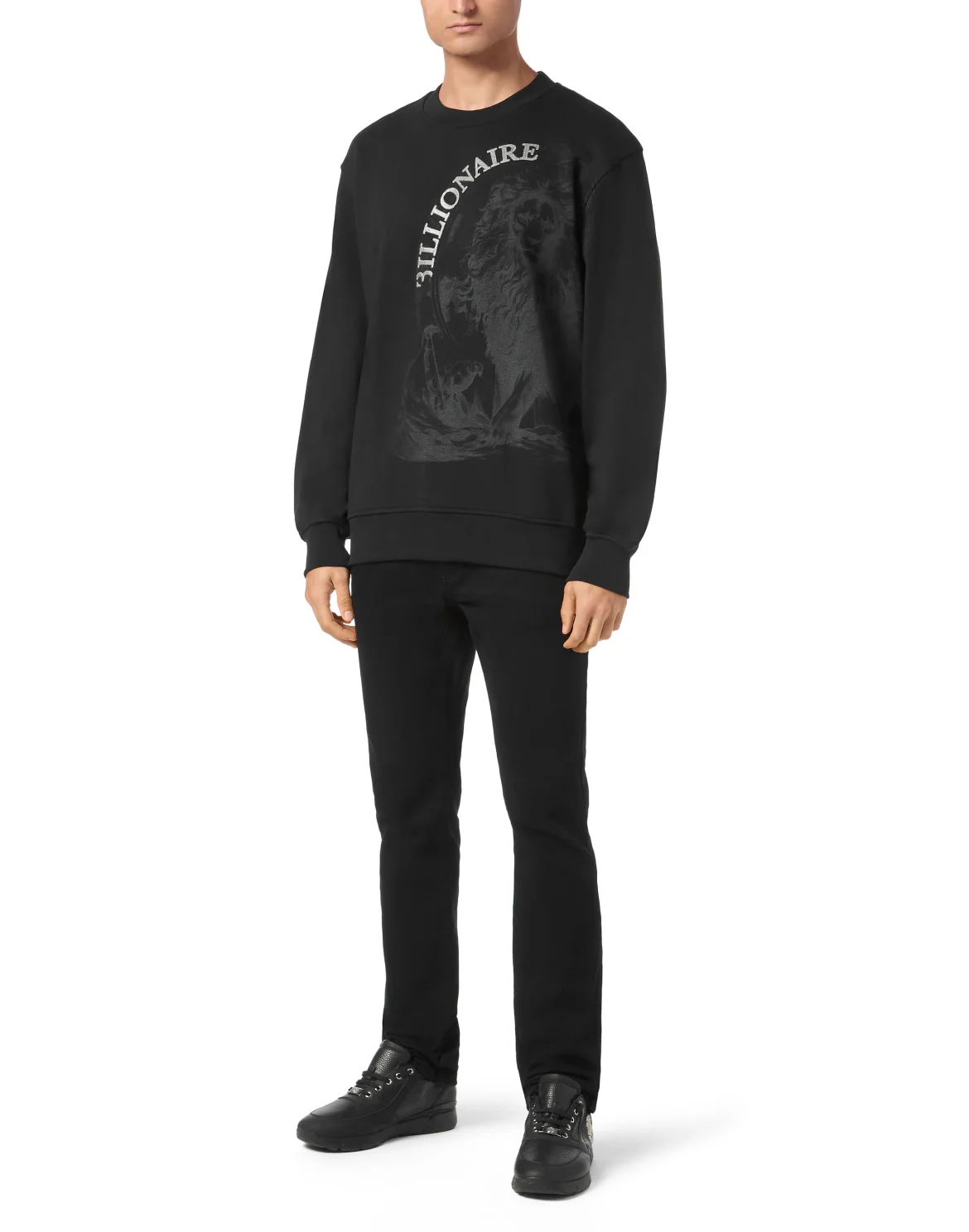 Sweatshirt Round Neck LS, цвет: Черный