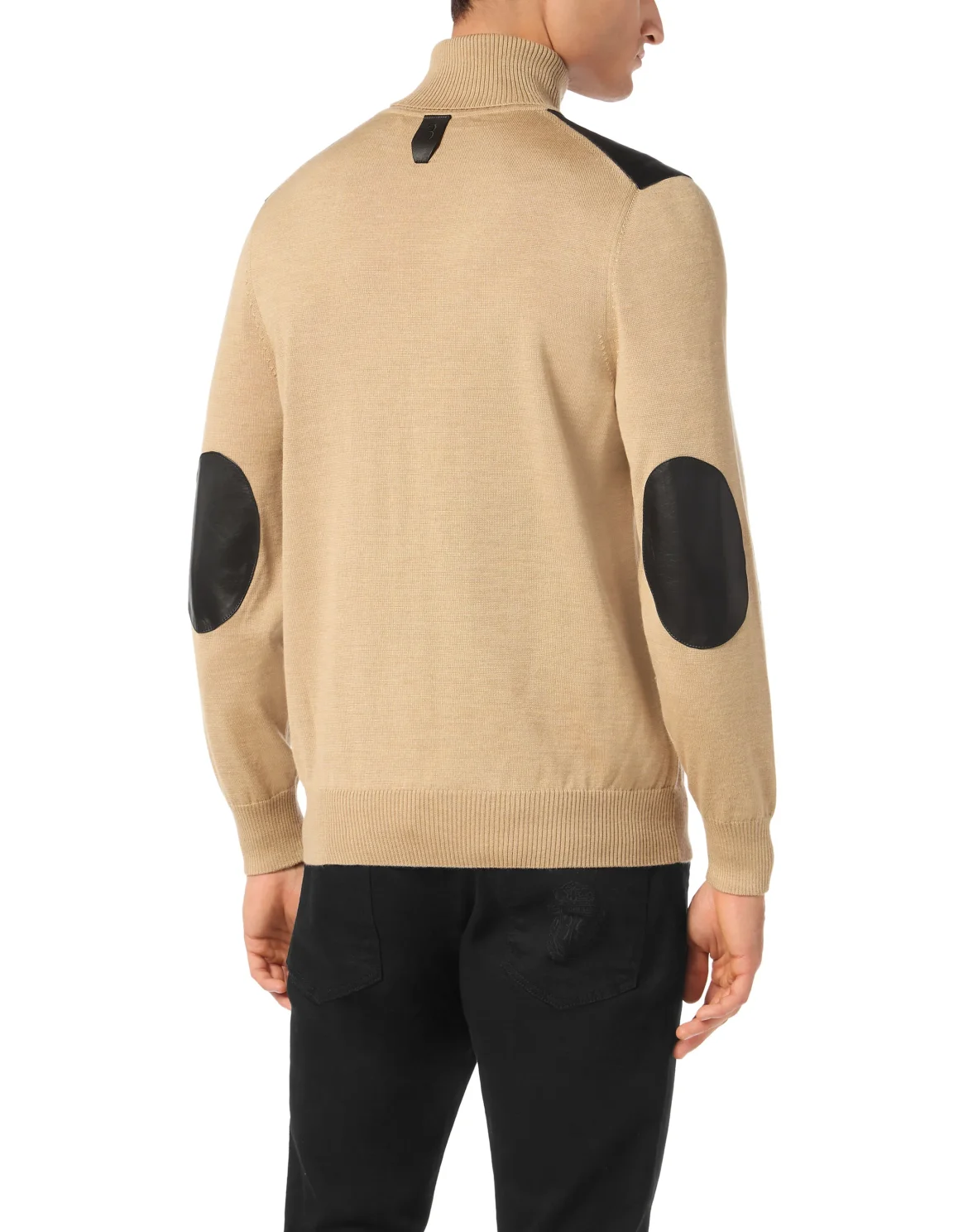 Silk/Wool Turtle Neck LS, цвет: Бежевый