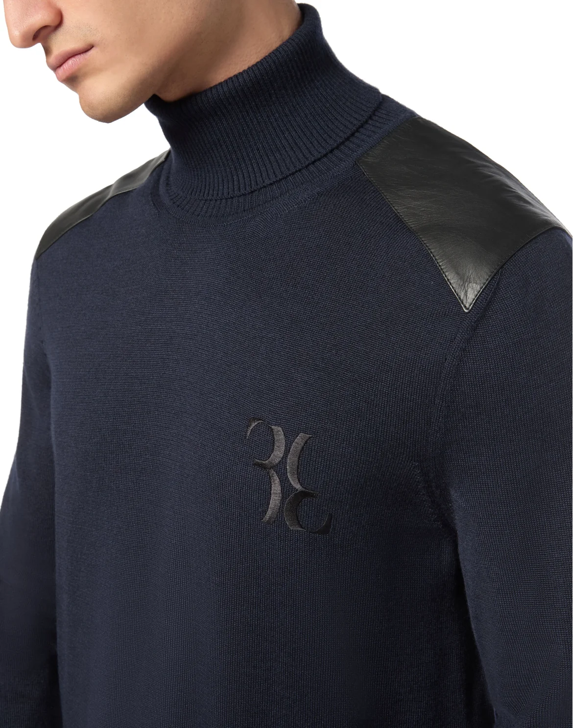 Silk/Wool Turtle Neck LS, цвет: Синий