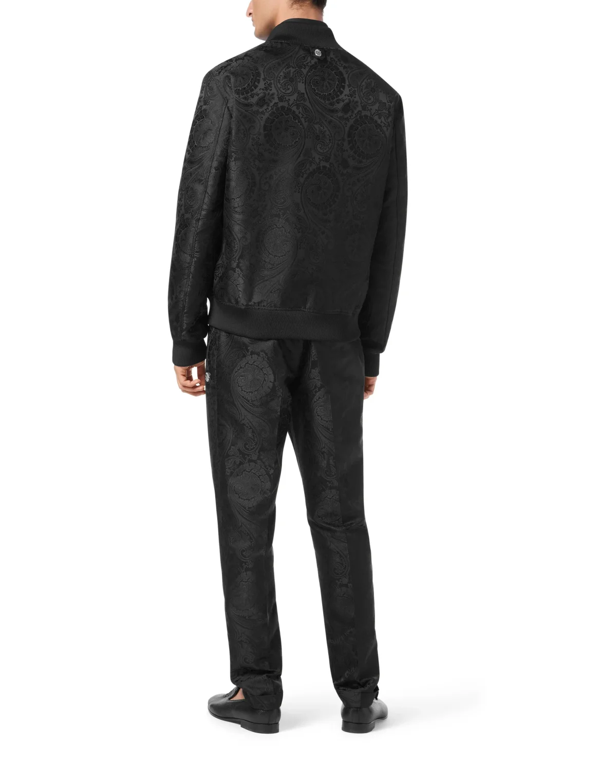 Jacquard Bomber LS, цвет: Черный