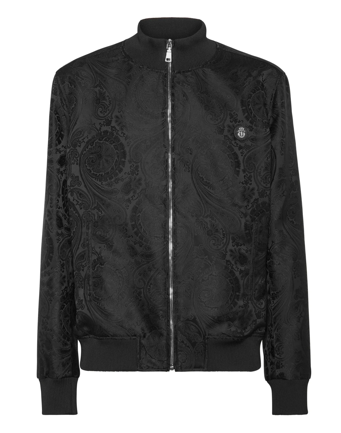 Jacquard Bomber LS, цвет: Черный