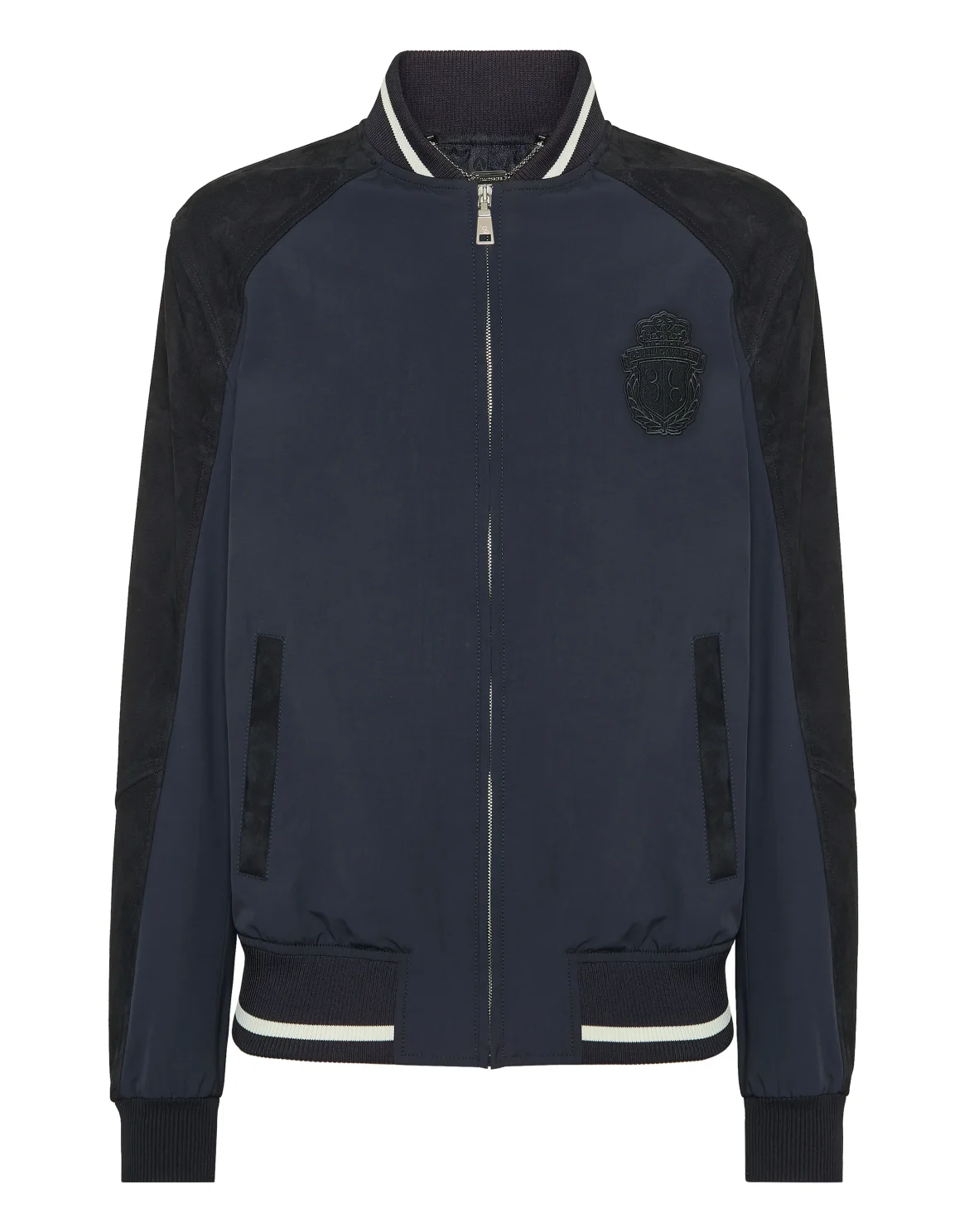 Cotton/Suede Jacket LS, цвет: Синий