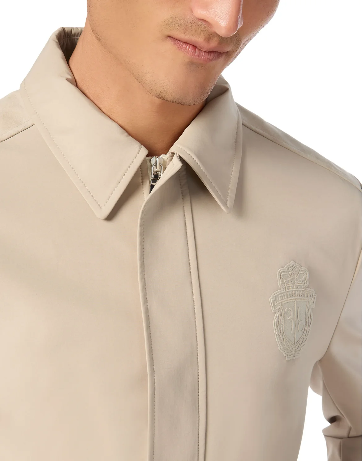 Cotton Bomber LS, цвет: Бежевый
