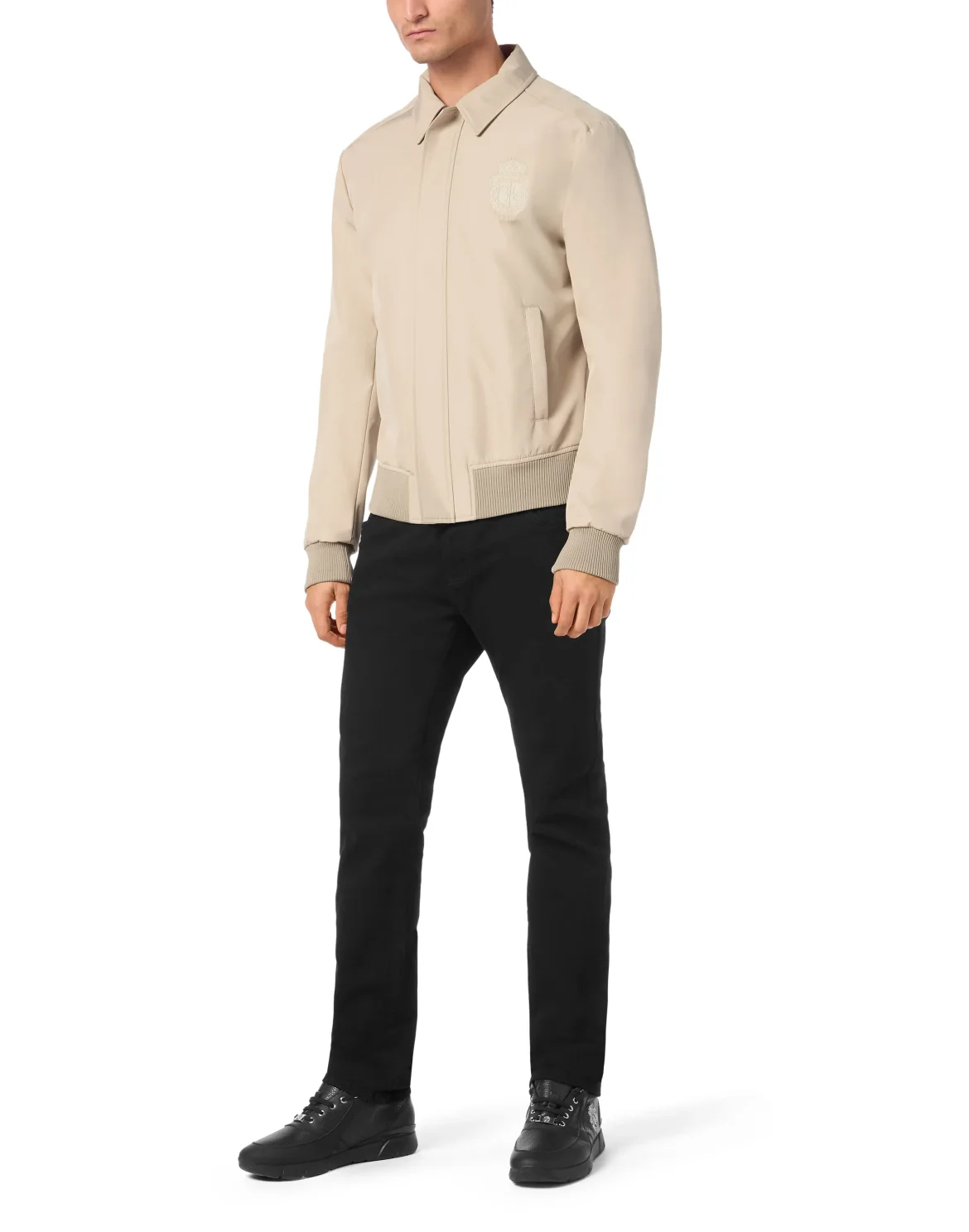 Cotton Bomber LS, цвет: Бежевый