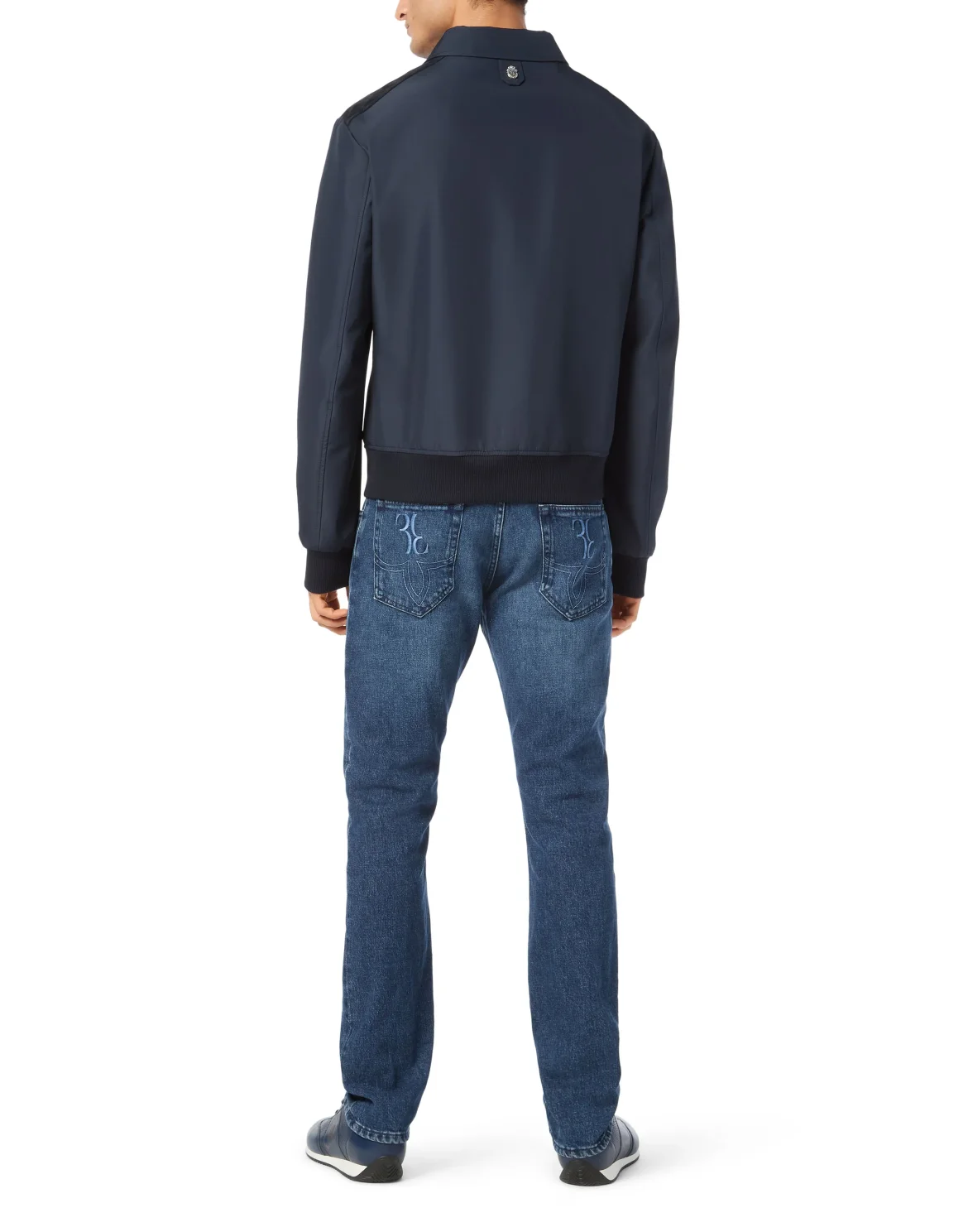 Cotton Bomber LS, цвет: Синий