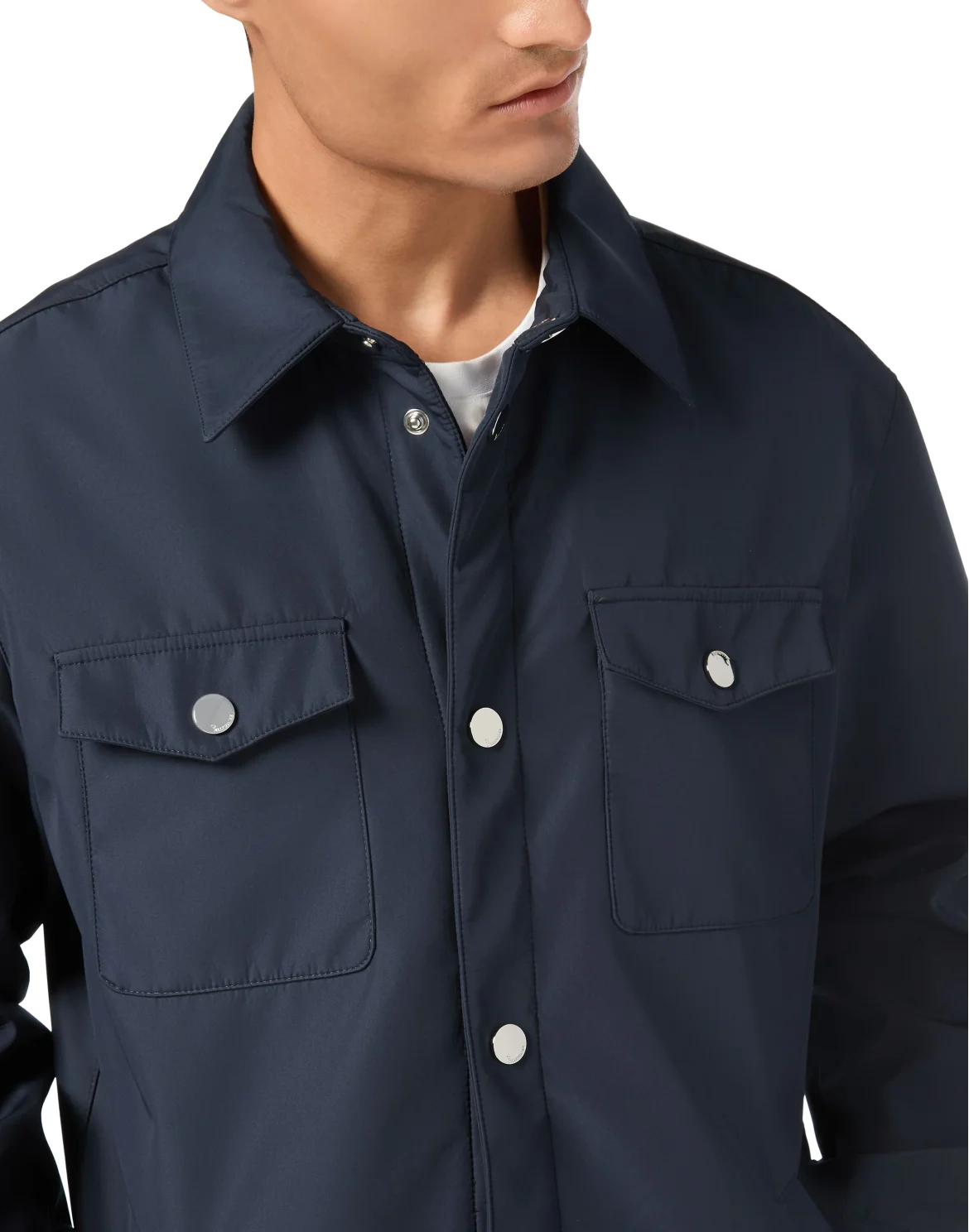 Nylon Jacket LS, цвет: Синий