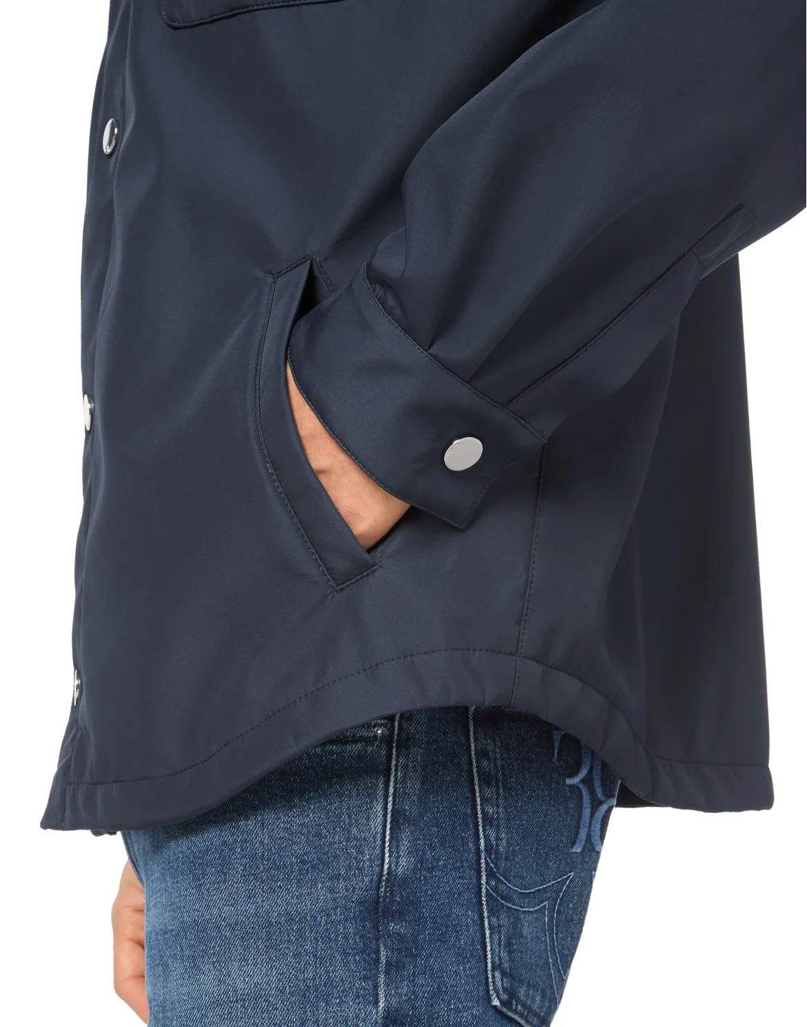 Nylon Jacket LS, цвет: Синий