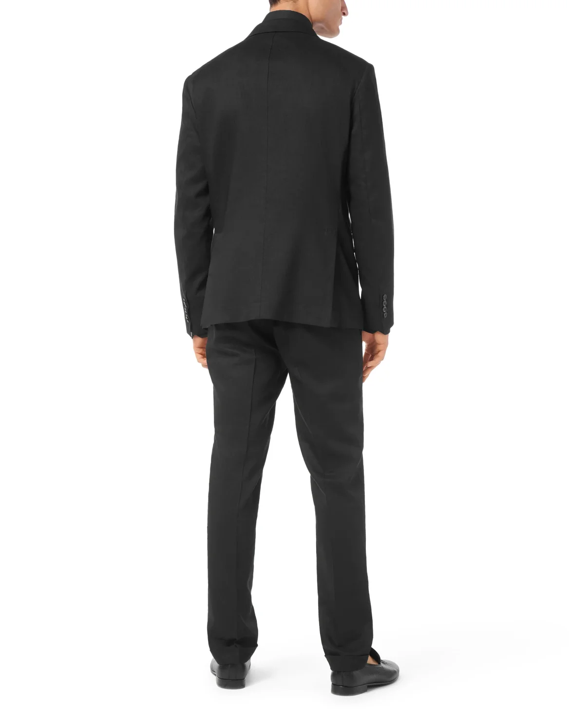 Linen Blazer LS, цвет: Черный