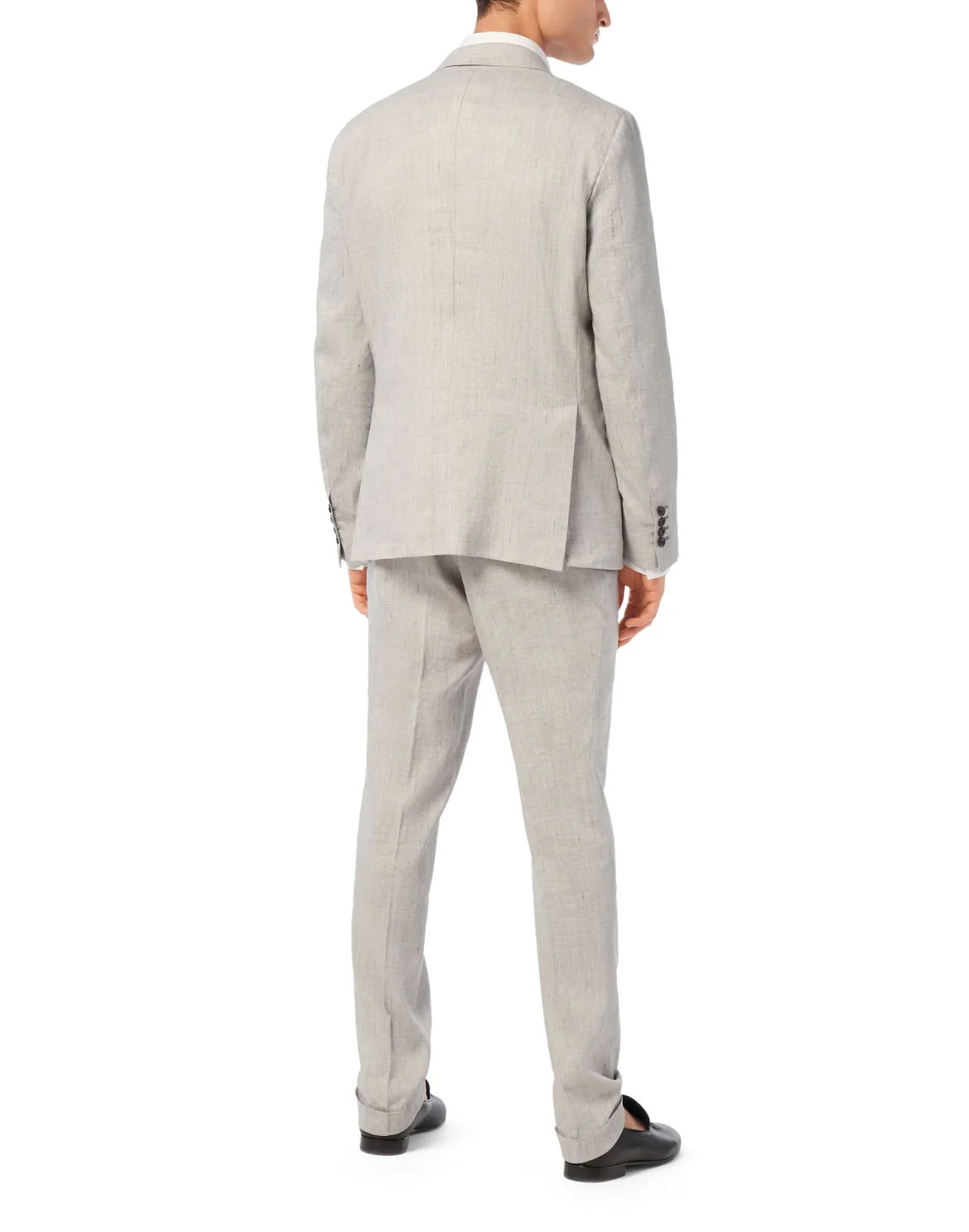 Linen Blazer LS, цвет: Серый