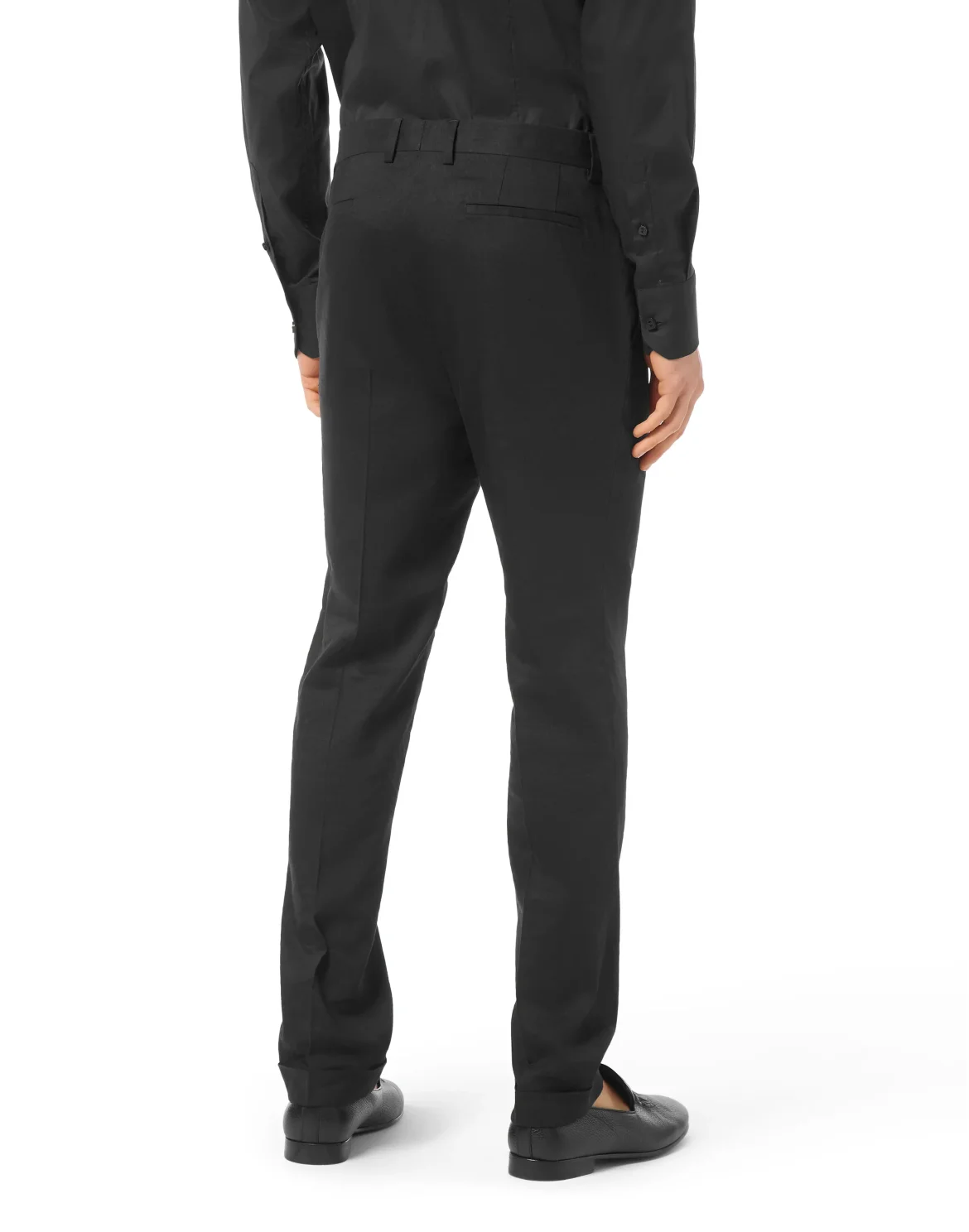 Linen Trousers Tailored Fit, цвет: Черный