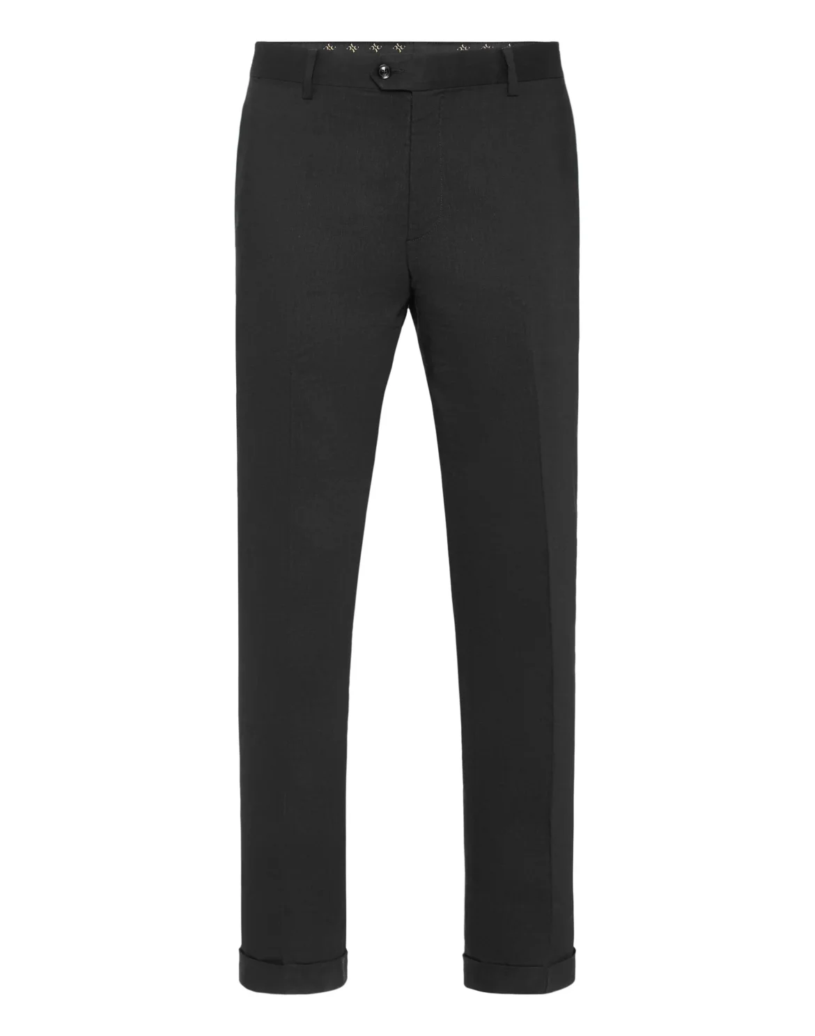 Linen Trousers Tailored Fit, цвет: Черный