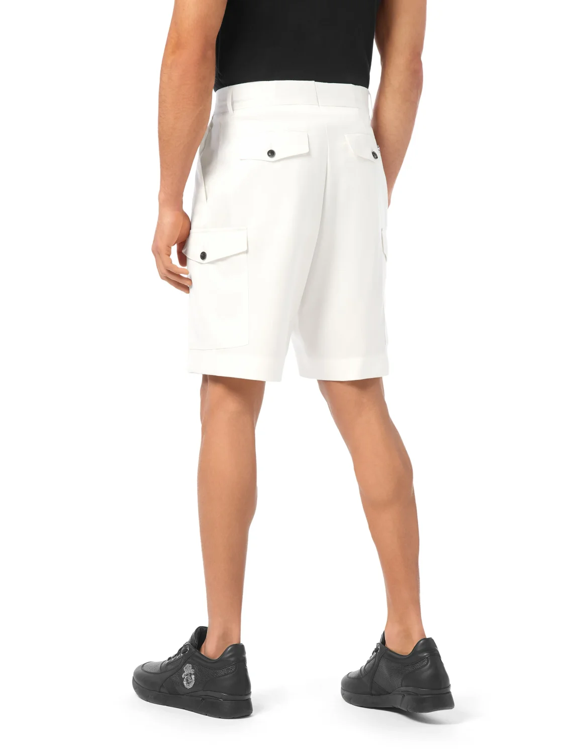 Wool Cargo Shorts, цвет: Бежевый
