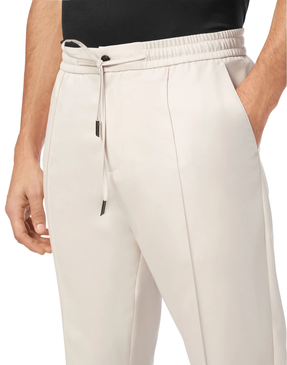 Wool Trousers Chinos Fit, цвет: Бежевый
