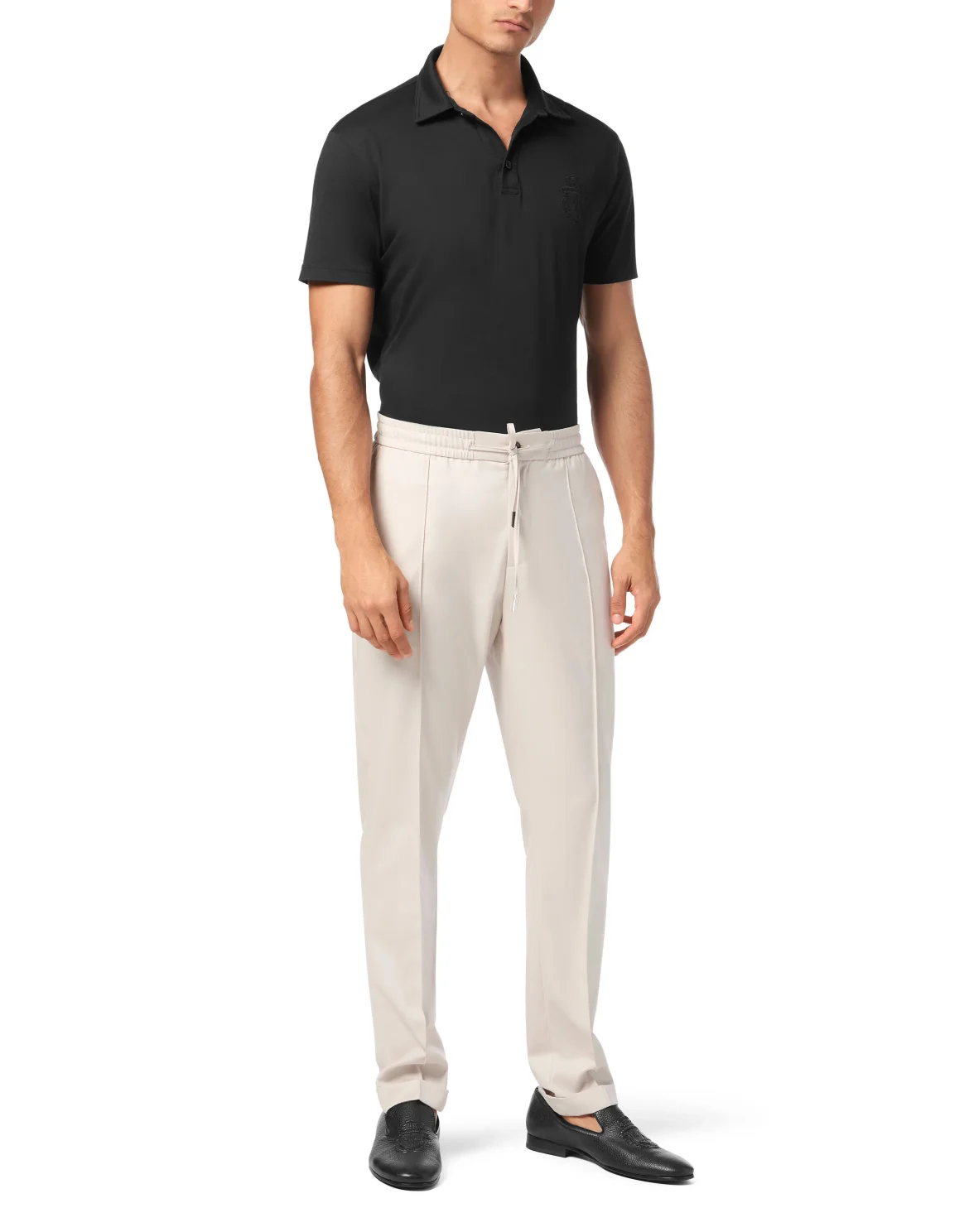 Wool Trousers Chinos Fit, цвет: Бежевый