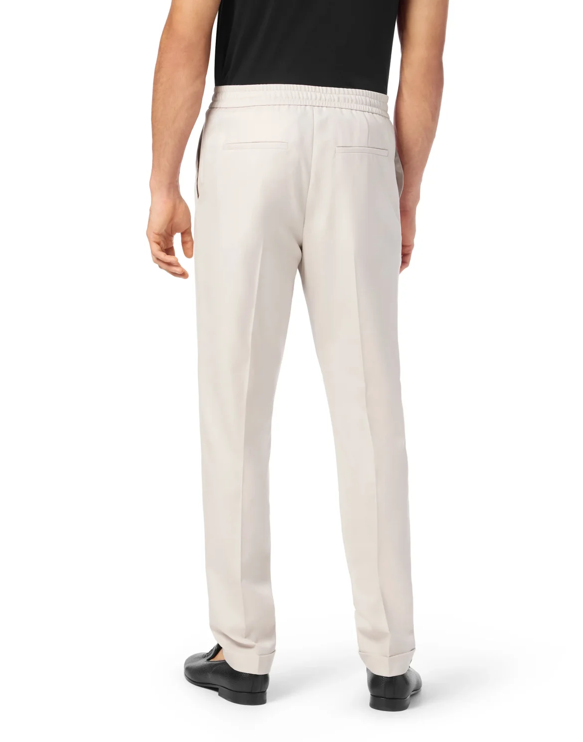 Wool Trousers Chinos Fit, цвет: Бежевый