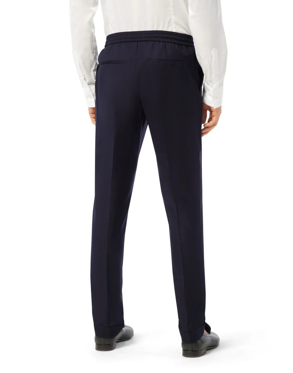Wool Trousers Chinos Fit, цвет: Синий